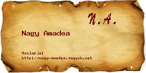 Nagy Amadea névjegykártya
